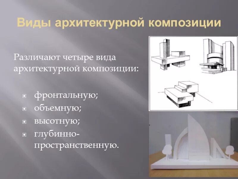 Фронтальный тип загрузки. Средства архитектурной композиции. виды архитектурной композиции. фронтальная композиция в архитектуре. фронтальный вид композиции.