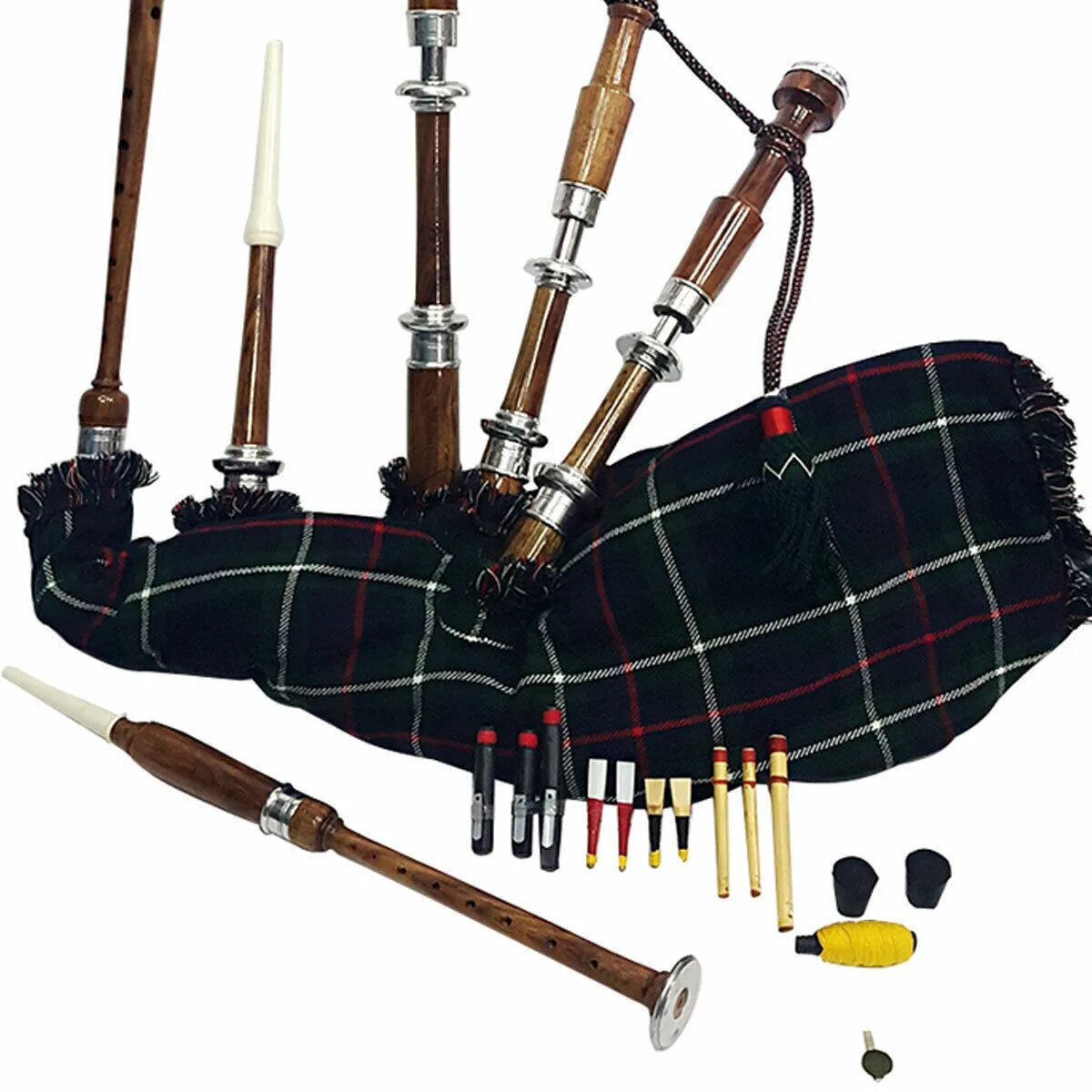 Highland Bagpipe. Вавилонская волынка. Волынка духовой музыкальный инструмент. Шотландский инструмент.