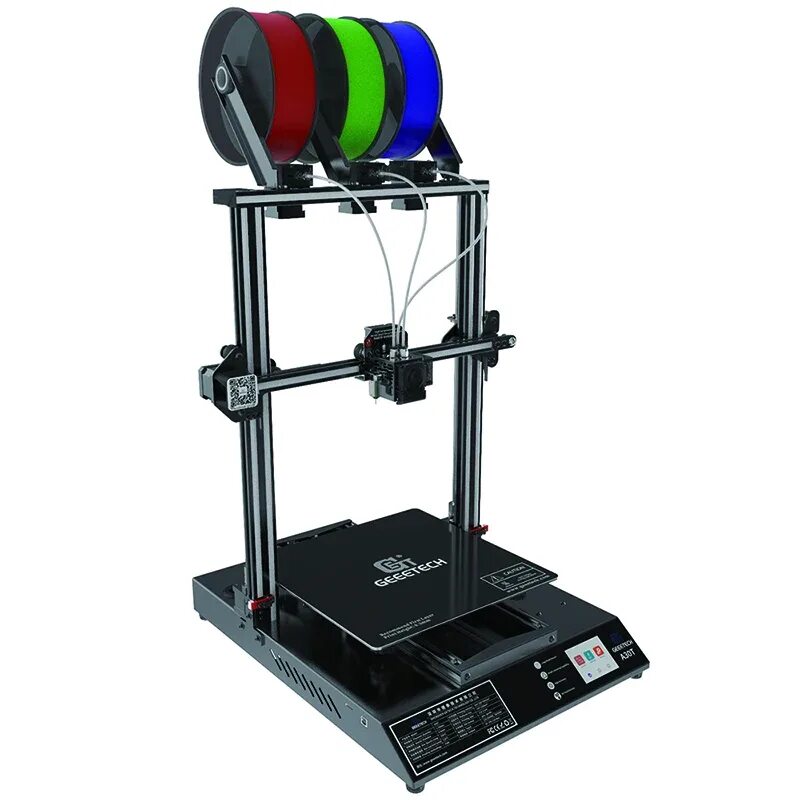 Geeetech. 3d-принтер geeetech a30t. geeetech высококачественный цветной 3d-принтер rostock 30.