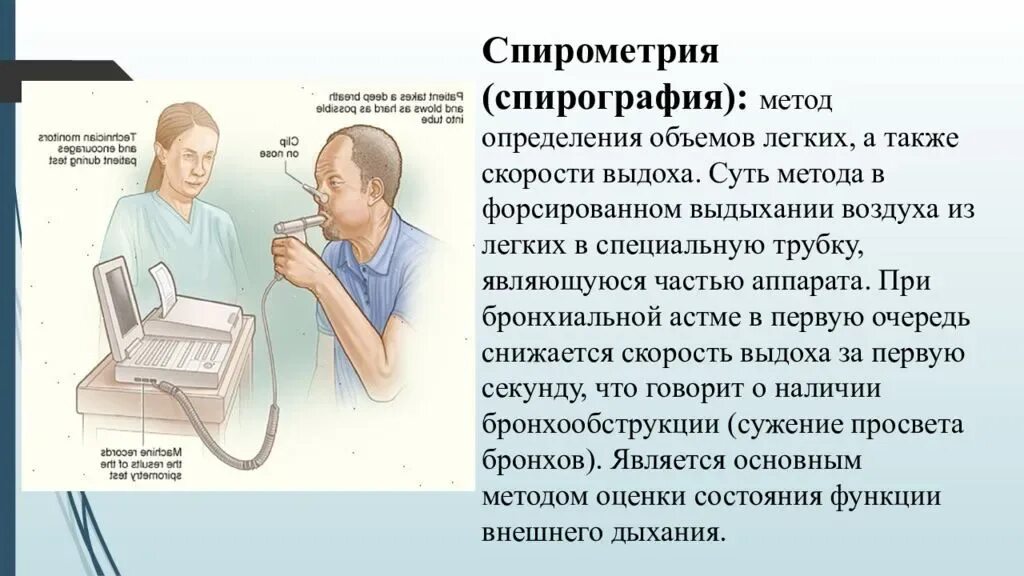 Фвд что это за обследование. Спирометрия при бронхиальной астме ,подготовка. Спирометрия принцип метода. Спирограмма при бронхиальной астме. Метод оценки функции дыхания.