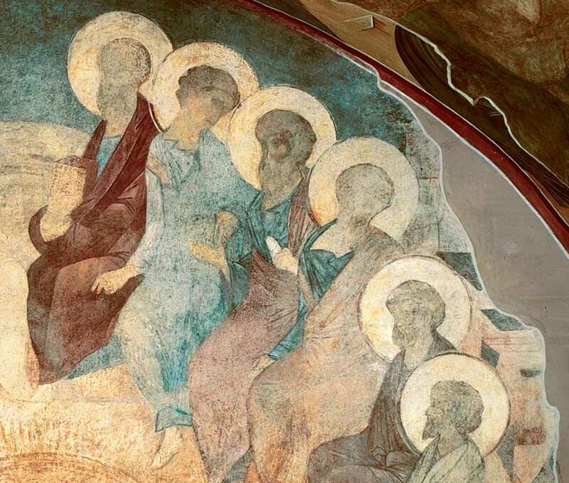 Фрески рублева. Фрески рублева