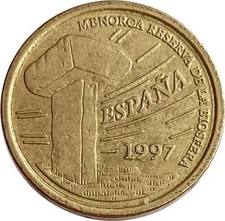 Монета испании 5 песет