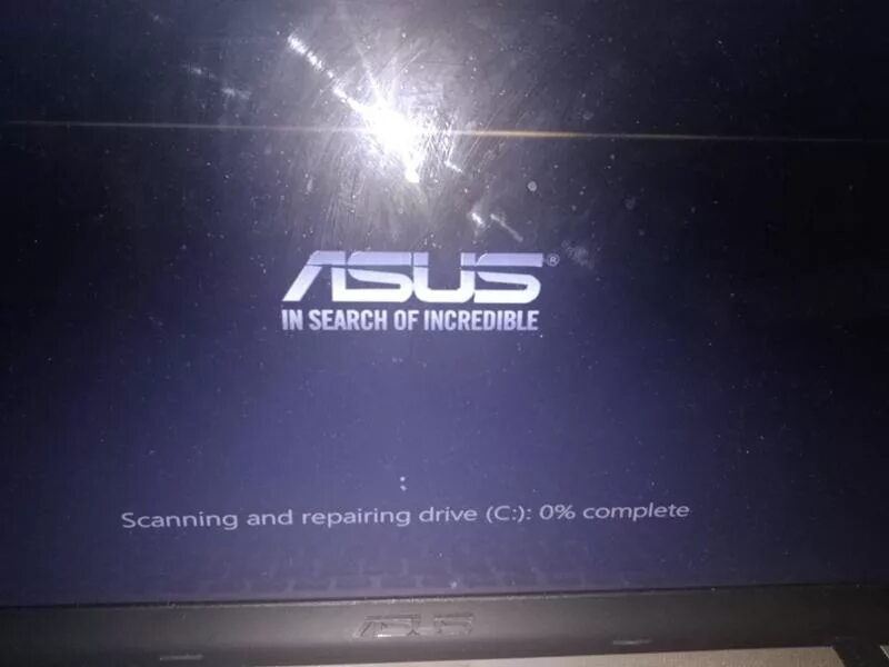 При загрузке scanning and repairing drive. При загрузке scanning and repairing drive