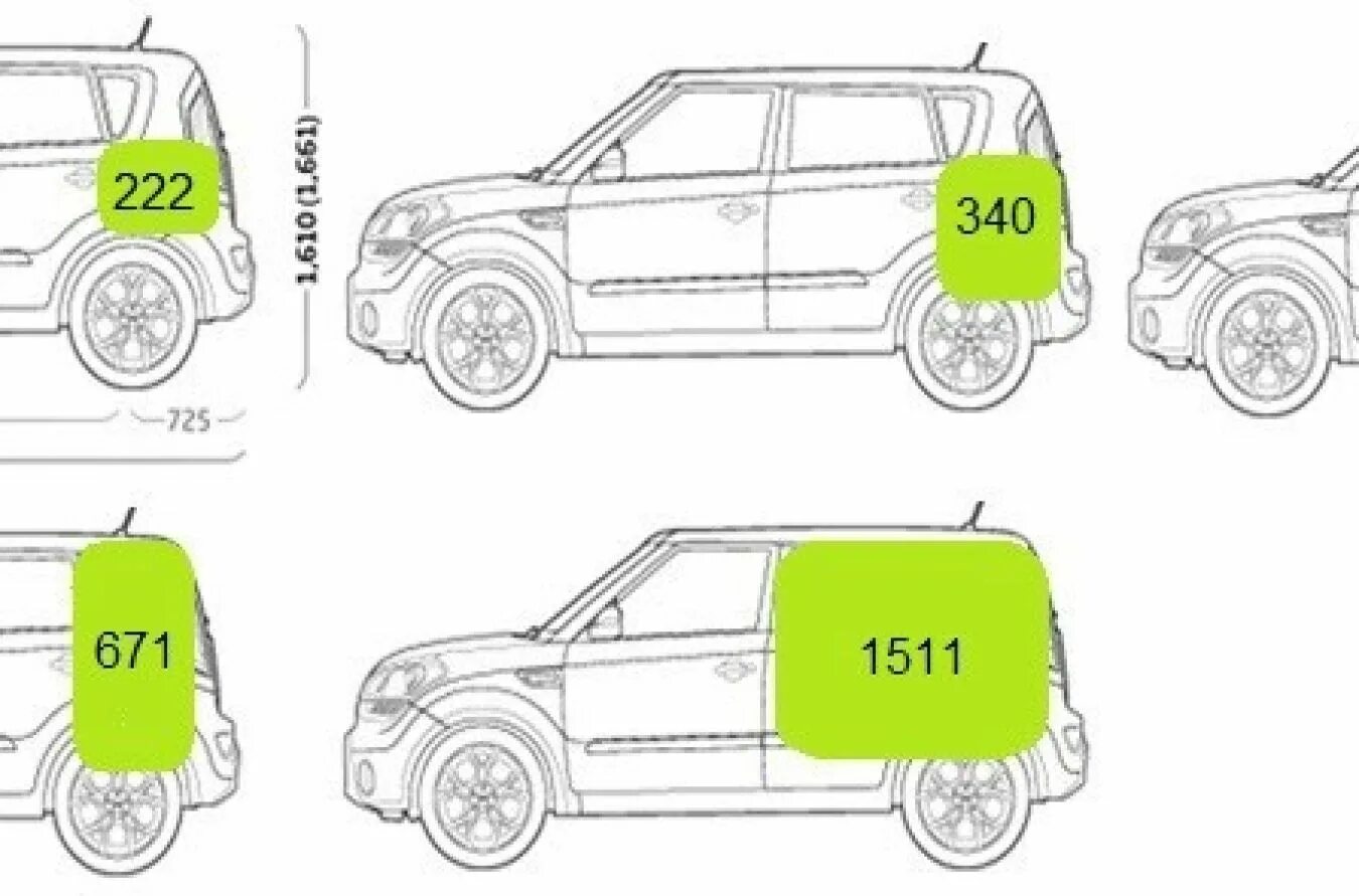 Длина киа соул. Киа соул габариты багажника. Габариты багажника Киа соул 1. Киа соул 3 габариты. Габариты Киа соул 1 поколения.