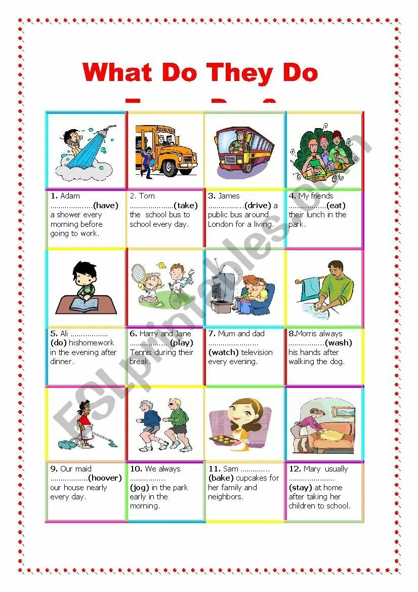 What for do they. What do they do. What do they do every Day. Упражнения what do you do every Day. What do they do every Day for Kids.