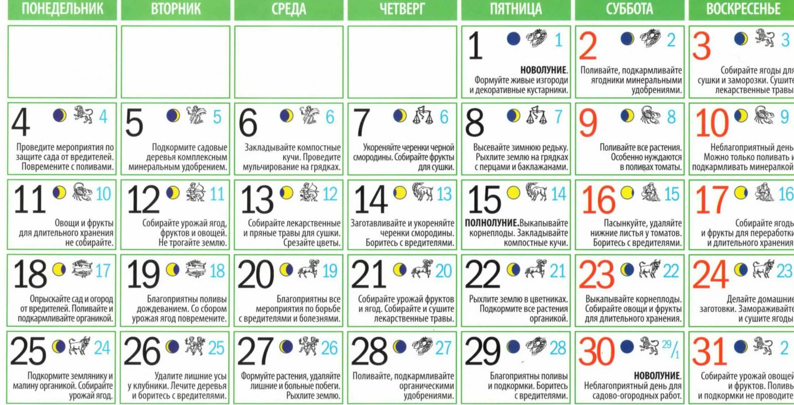 Какого числа лучше