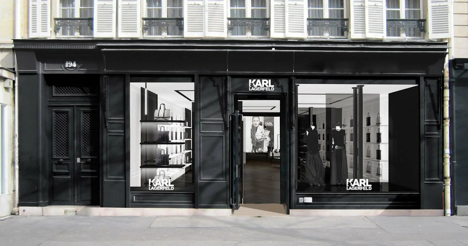 Первая группа магазинов. Karl Lagerfeld Paris Store.