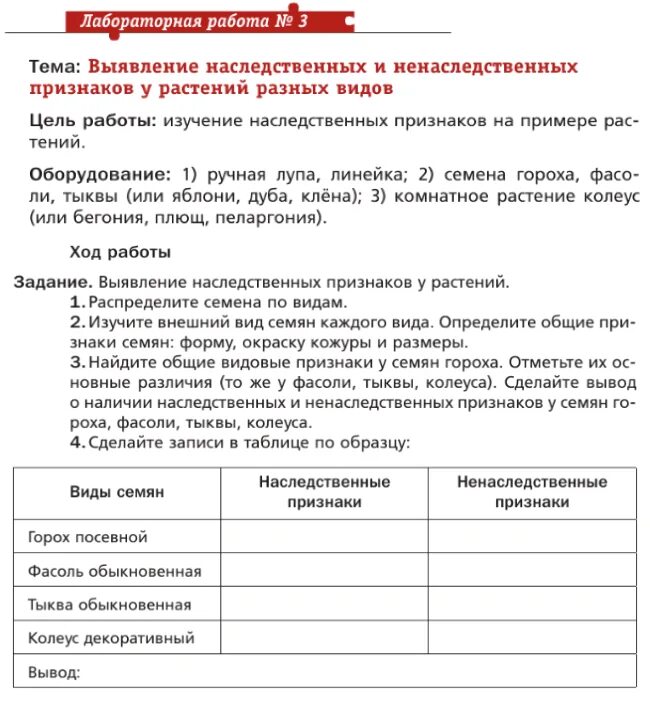 Биология 9 класс лабораторная 3. Лабораторная работа по биологии 9 класс задание. Лабораторная работа по биологии 9 класс Пономарева. Пономарёва 9 класс биология лабораторные работы. Лабораторная работа выявление наследственных и ненаследственных.