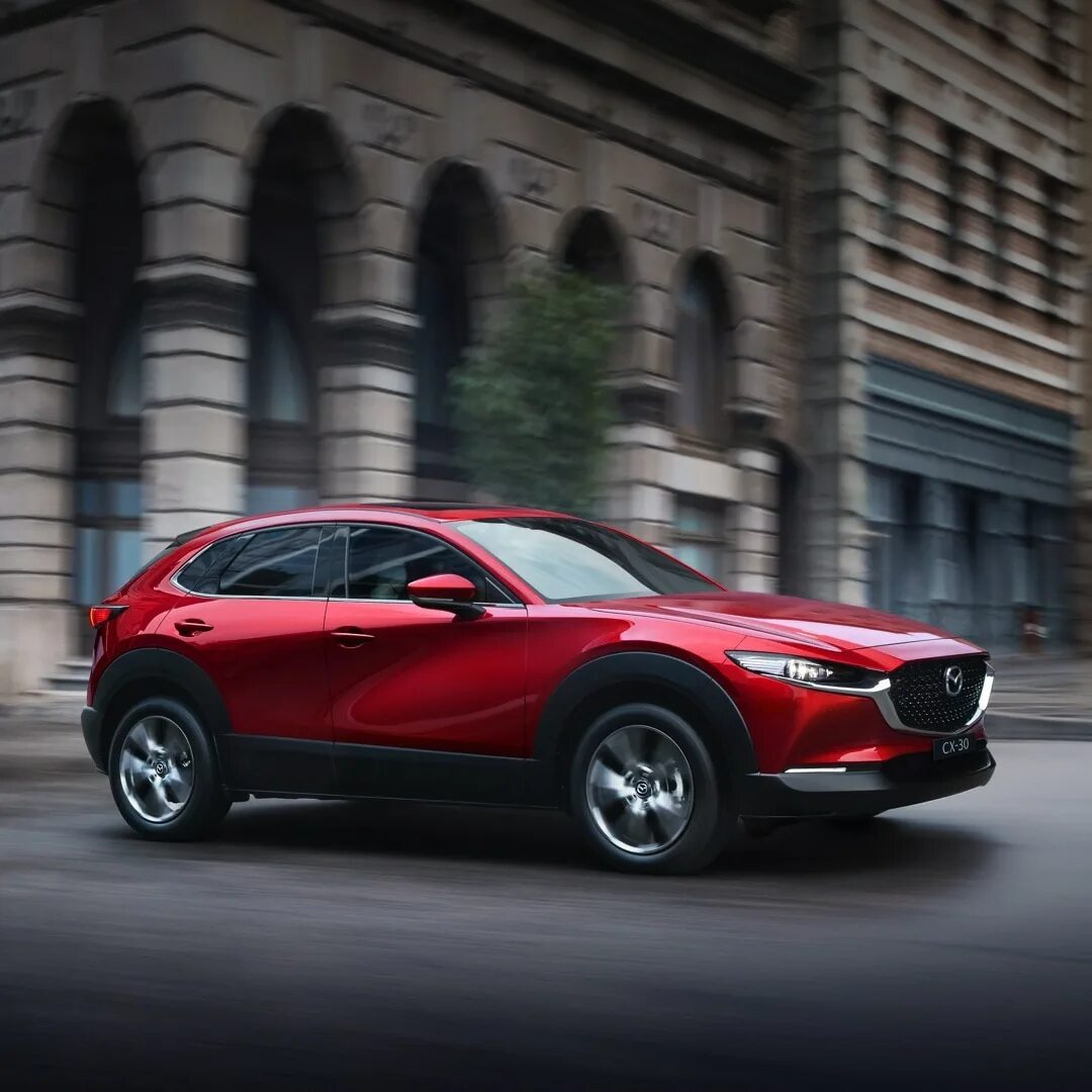 Мазда спб купить новую. Mazda CX-30. Mazda CX-30 New. Мазда СХ 30 красная. Mazda CX-30 И CX-5.