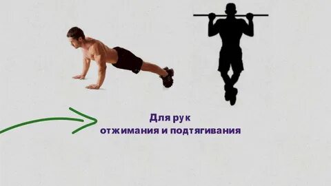 Отжимания от пола подтягивания
