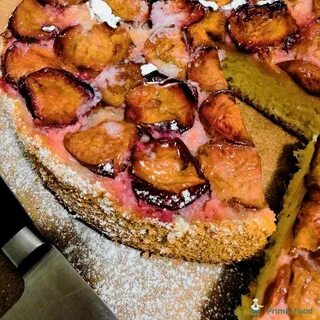 Шарлотка со сливами рецепт