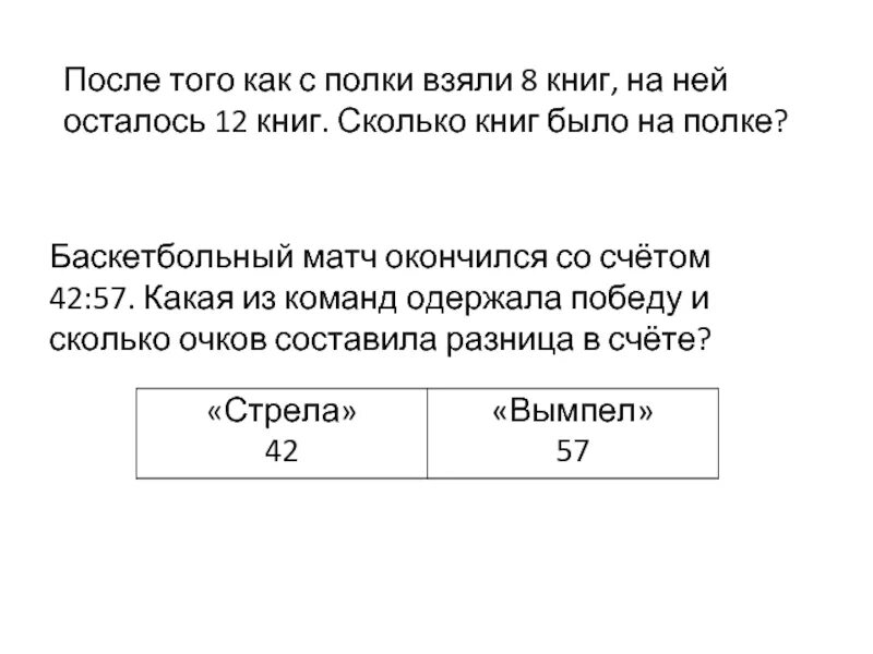 На полке было 10 книг. На полке было 12 книг несколько. После того как с полки взяли 8 книг. Сколько книг осталось на полке. Задача с полки взяли 12 книг несколько.