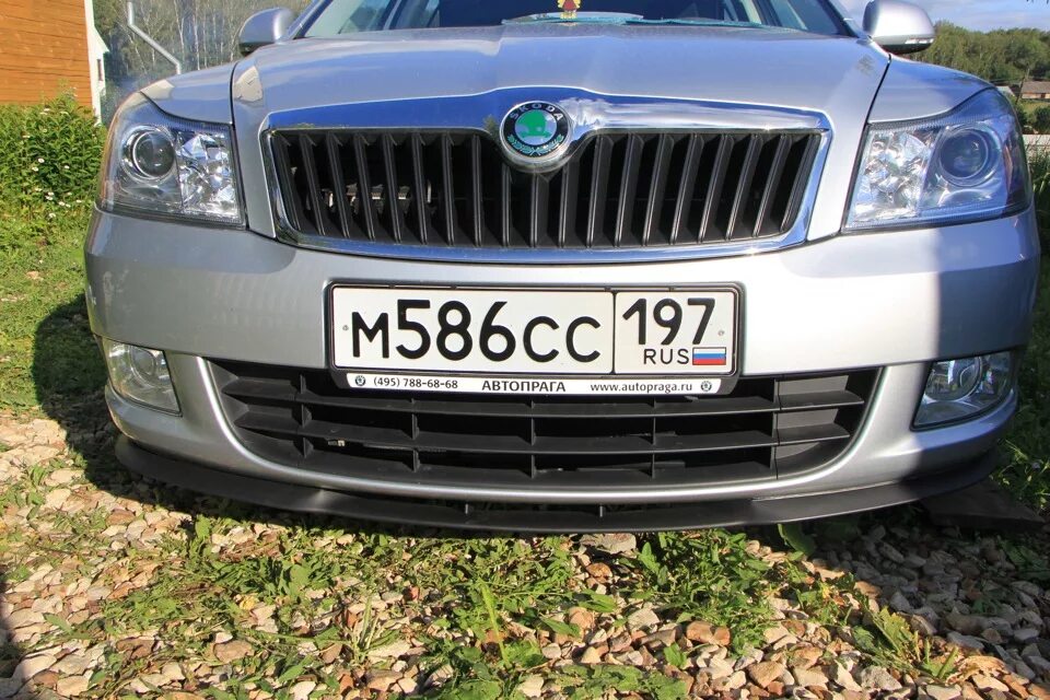 Skoda Octavia a5 губа.