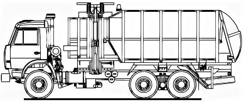 Распечатать мусоровоз. Мусоровоз мкм 45. Илосос КАМАЗ ко-507ам чертеж. Мусоровоз ко-415 чертеж. КАМАЗ ко 415 мусоровоз чертежи.