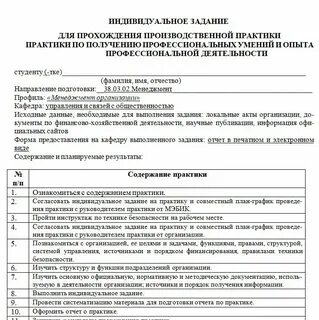 Управленческая практика примеры