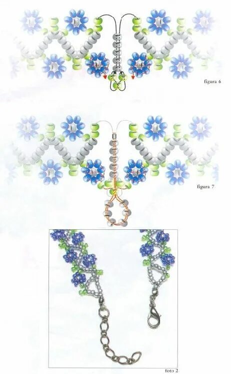 Схема плетения браслета из бисера ромашки Pin de Kristina Rastor en Бисер Hacer pulseras bisuteria, Tutorial de pulsera, H