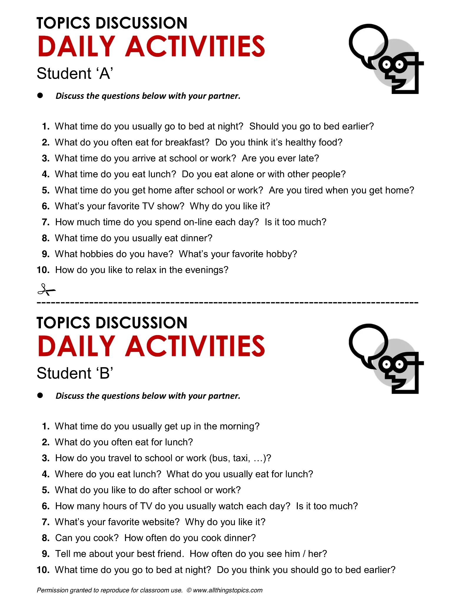 Talk about school life. Английский topics for discussion. Спикинг about Daily Routines. My Daily Routine вопросы. Daily activities.