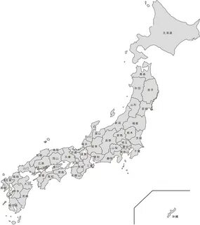 日 本 地 図 県 名 表 示 や 白 地 図 の ダ ウ ン ロ-ド │ Chotto-About.