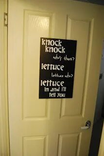 Knock knock having doors
