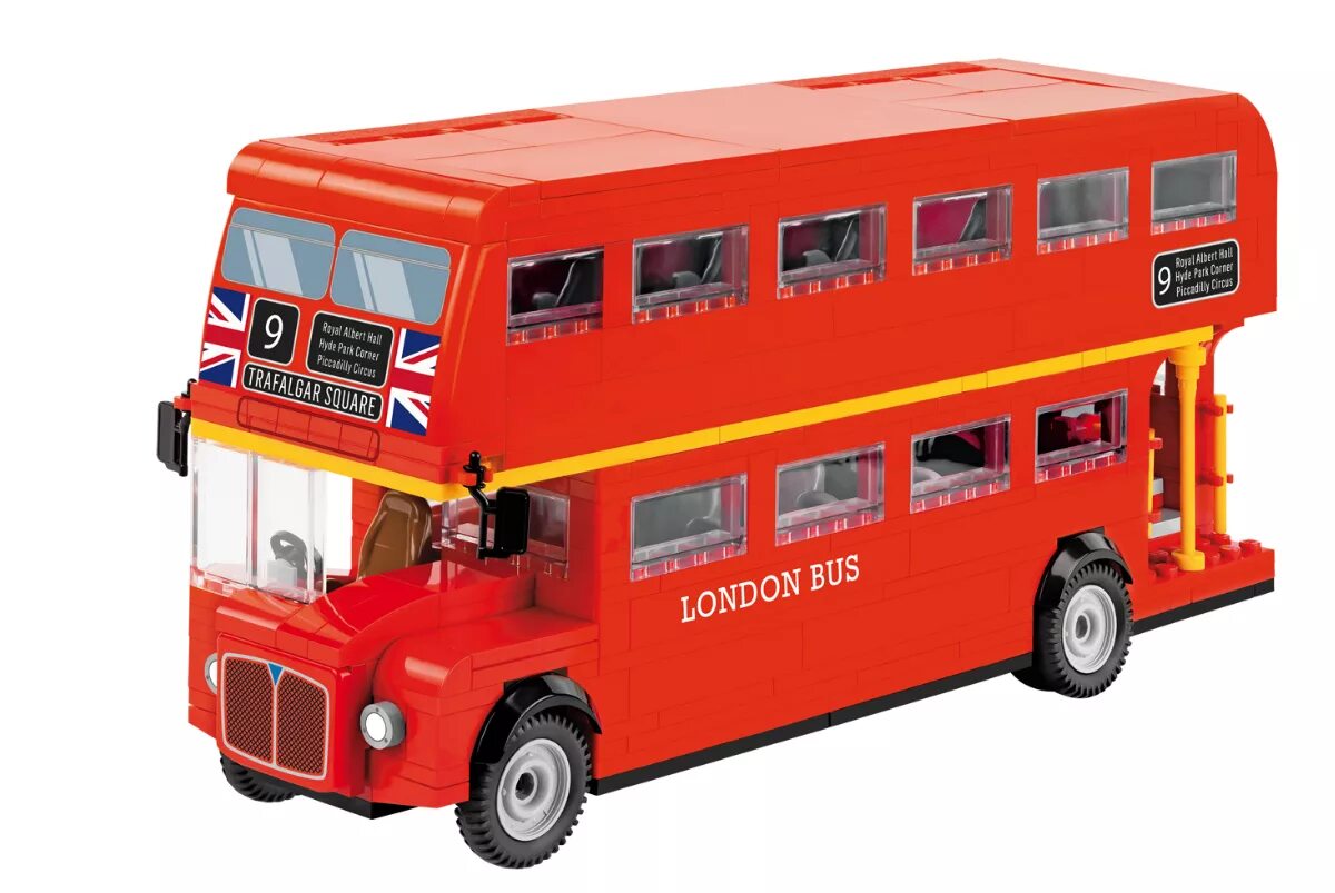 Bus toys. Конструктор Cobi Action Town 1885 Лондонский двухэтажный экскурсионный автобус. Игрушка автобус двухэтажный Лондон. Конструктор Toys Лондонский автобус.