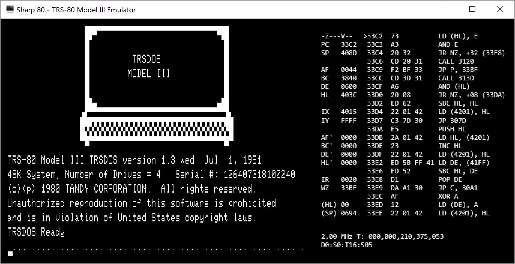 С 33 no 8. TRS-dos Интерфейс. Эмулятор ZX Spectrum. Эмулятор MS dos картинки. {"Mac":"e8:EC:33:2c:d2:10","name":"m26 Pro"}.