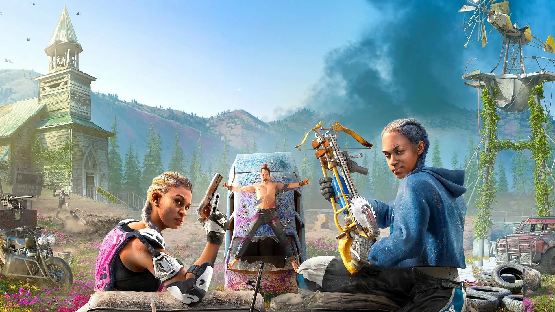 Нев давн. Far cry 5 new dawn. фар край 5 нью давн. far cry new dawn deluxe edition. far cry new dawn ps4.