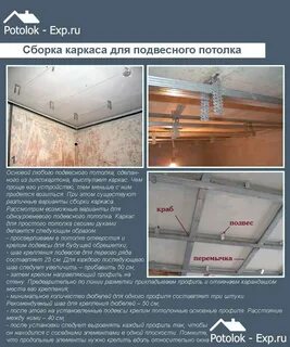 Подвесной потолок расстояние