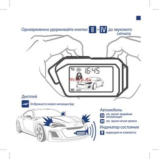 Инструкция сигнализации шерхан мобикар