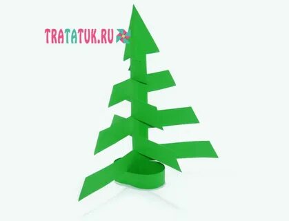 Как сделать объемную елку легко