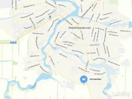 Станица новопокровская краснодарский карта