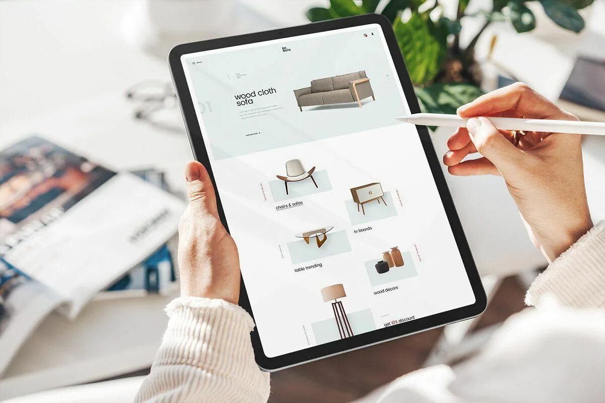 Айпад для дизайнера интерьера какой купить iPad Air Studio Mockups Brochure design template, Mockup, Ipad air