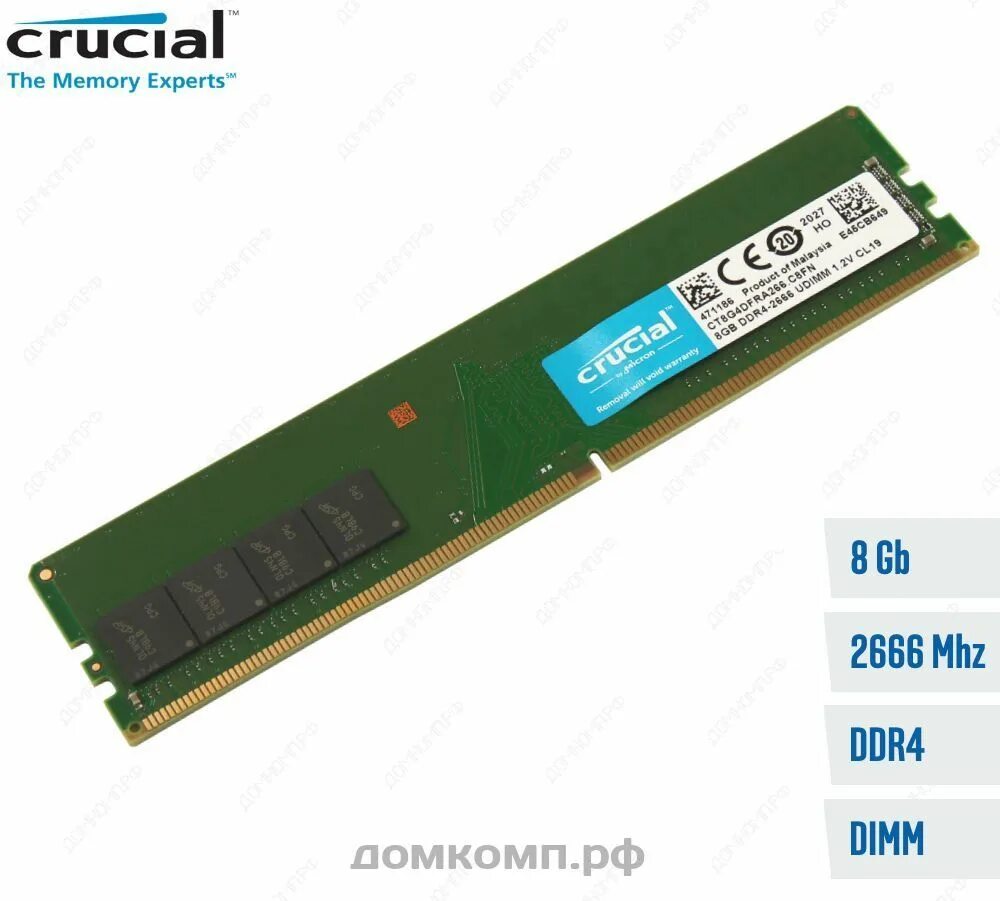 Оперативная память crucial 8 ГБ ddr4 2666. Crucial ddr4 8gb 2666mhz. Оперативная память crucial 4 ГБ ddr4 2666 МГЦ DIMM. Оперативная память crucial 8gb ddr4 2666mhz DIMM 288-Pin cl19 ct8g4dfra266.