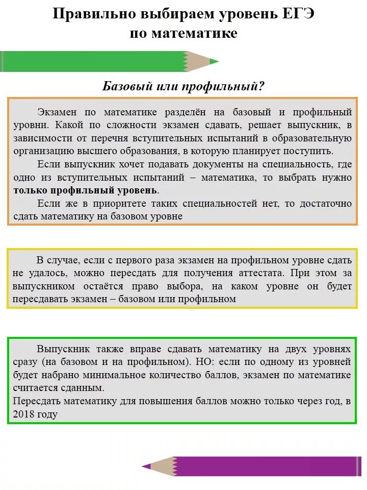 Егэ какой уровень образования. Уровни ЕГЭ. Памятка ЕГЭ по математике. Уровни ЕГЭ по математике. Профильная математика или Базовая.