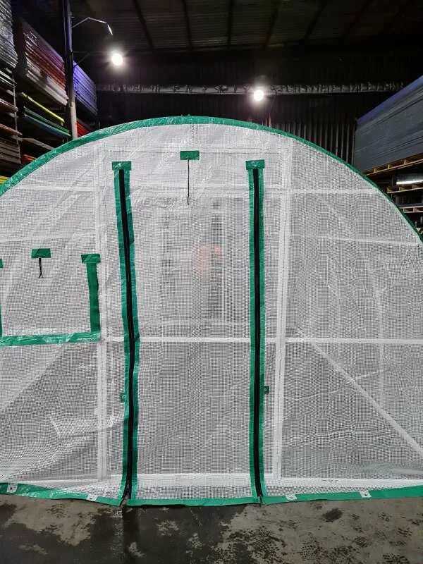 Чехол на теплицу из армированной пленки. Полиэтилена. 5. Армированный чехол для теплицы 200 мкм. Светостабилизированная пленка 200 мкм на парник.