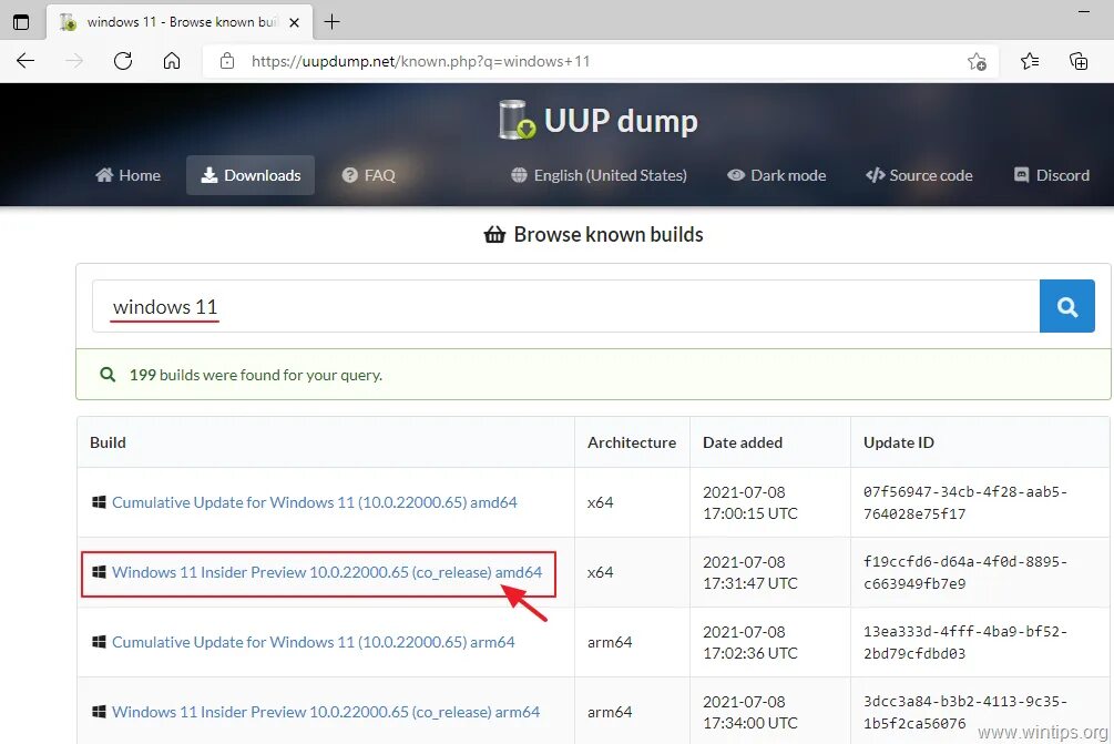 Uupdump windows 11