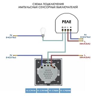 Установка сенсорного выключателя