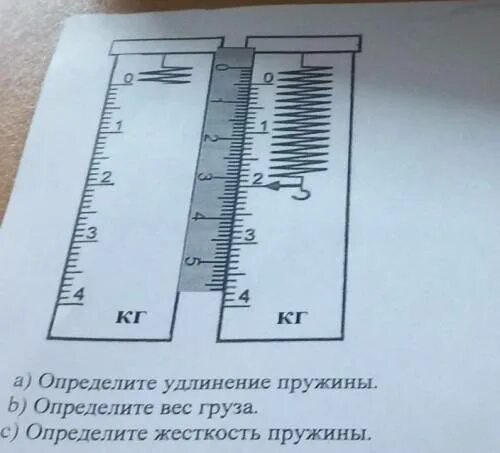 Определите удлинение пружины. Измерить жесткость пружины. Удлинение пружины физика. Удлинение пружины формула.