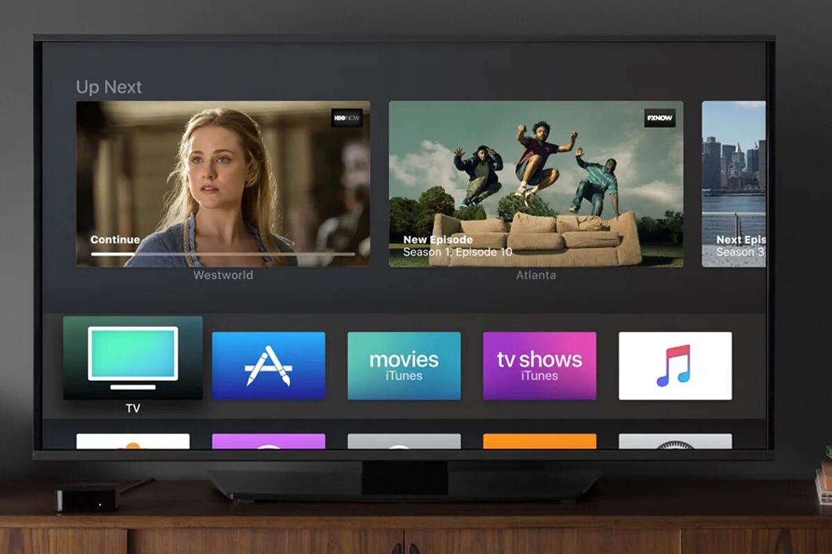 Телевизор для просмотра с айфона. Apple tv4 Интерфейс. Smart TV Apple.