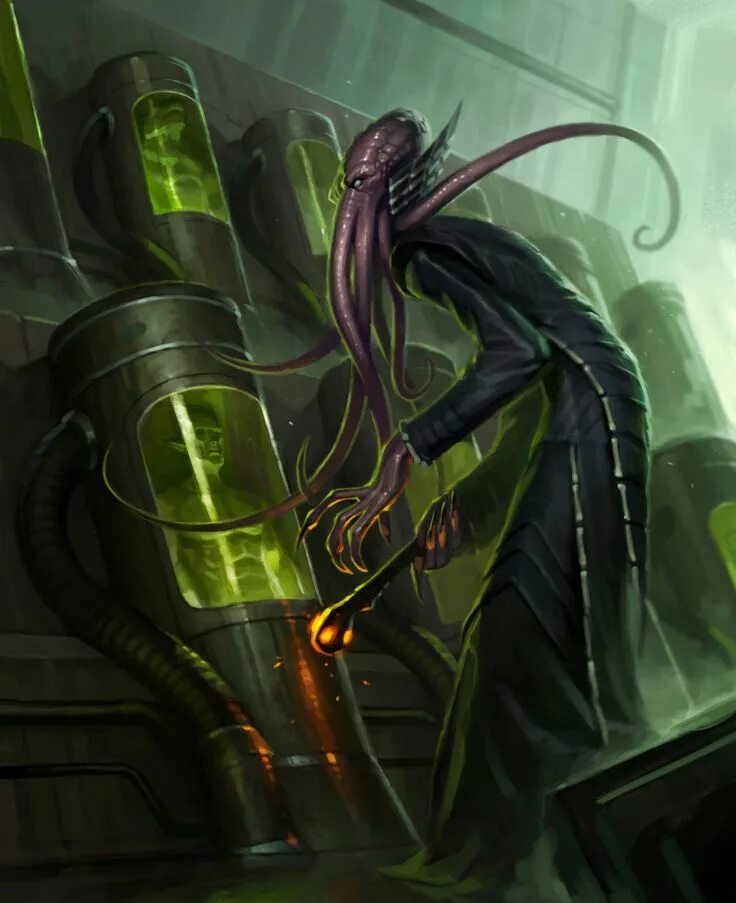 Иллитид вампир. Иллитиды днд. Дракон иллитид. Иллитид статуэтка. Раса иллитиды днд.