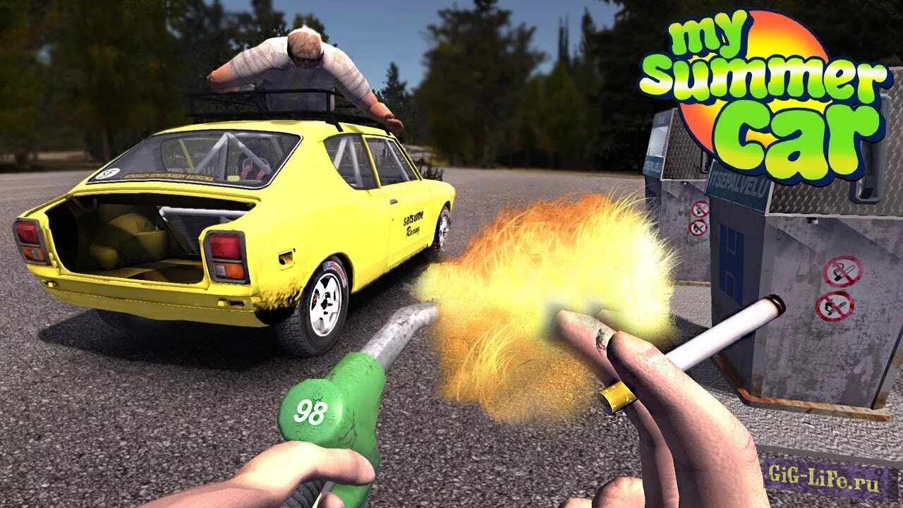 Как начать играть в my summer. My summer car главный герой. моя летняя машина игра. мойлетнийавтомабиль игра. нпс в my summer car.