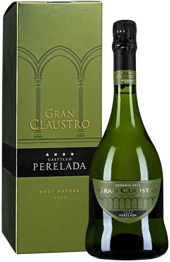 Gran Claustro Perelada Brut nature Cava. Кава Перелада брют резерва игристое. Гран клаустро брют натюр. Perelada вино игристое. Купить вино castillo