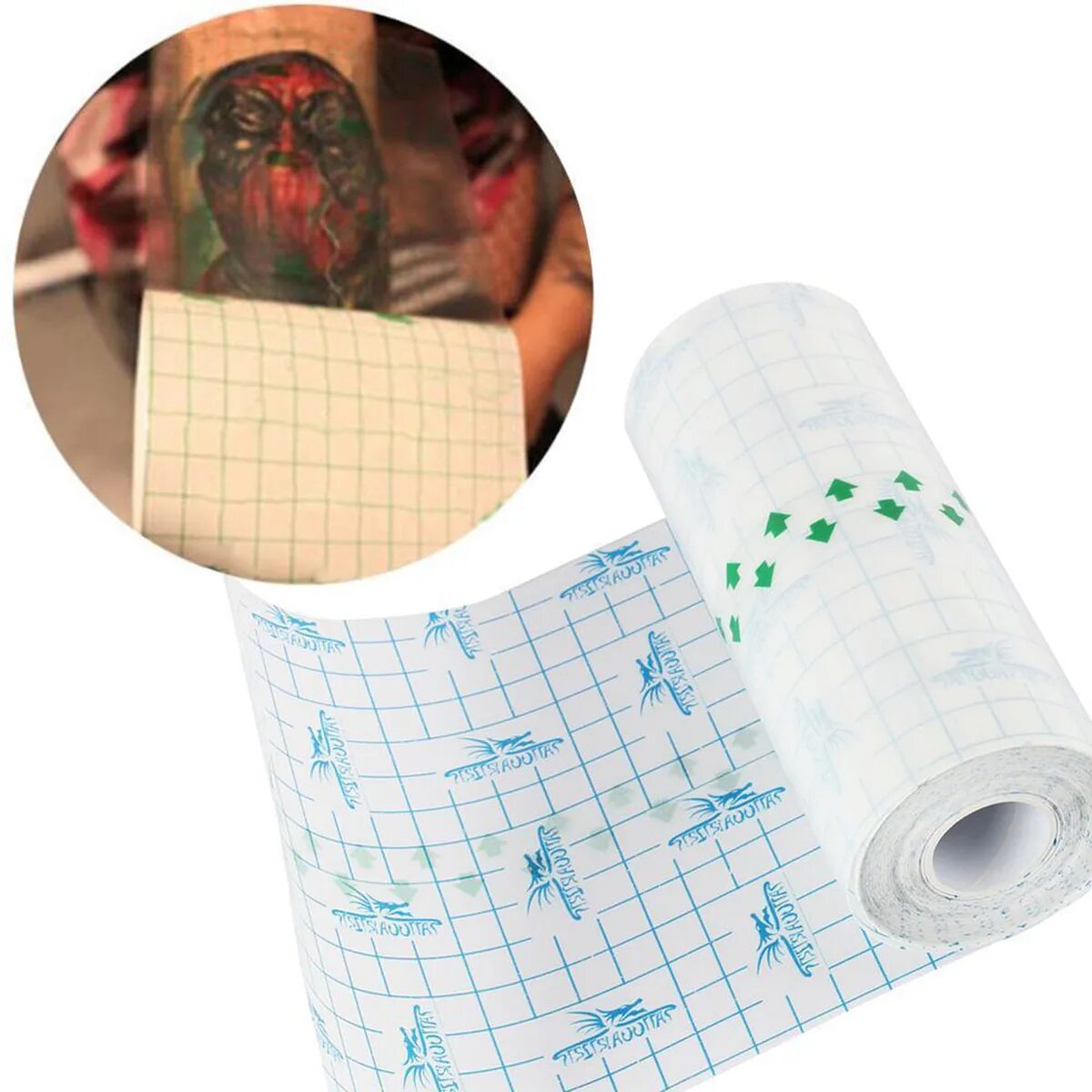 Tattoo Revive Protective film защитная пленка 10 см х1м. Хирургическая пленка для татуировок