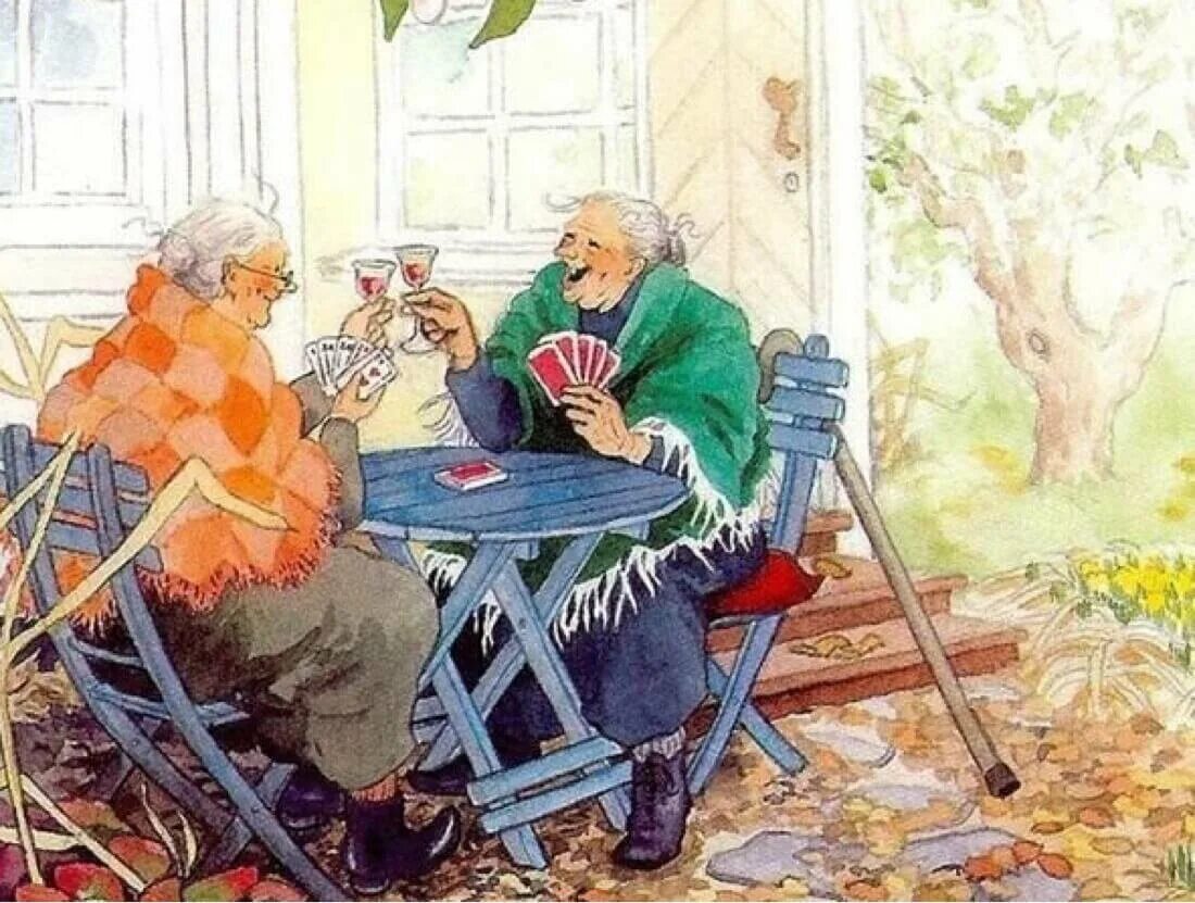 Раз раз стариков старух. Веселые бабушки. Веселые старушки финской художницы. Веселые старушки иллюстрации.
