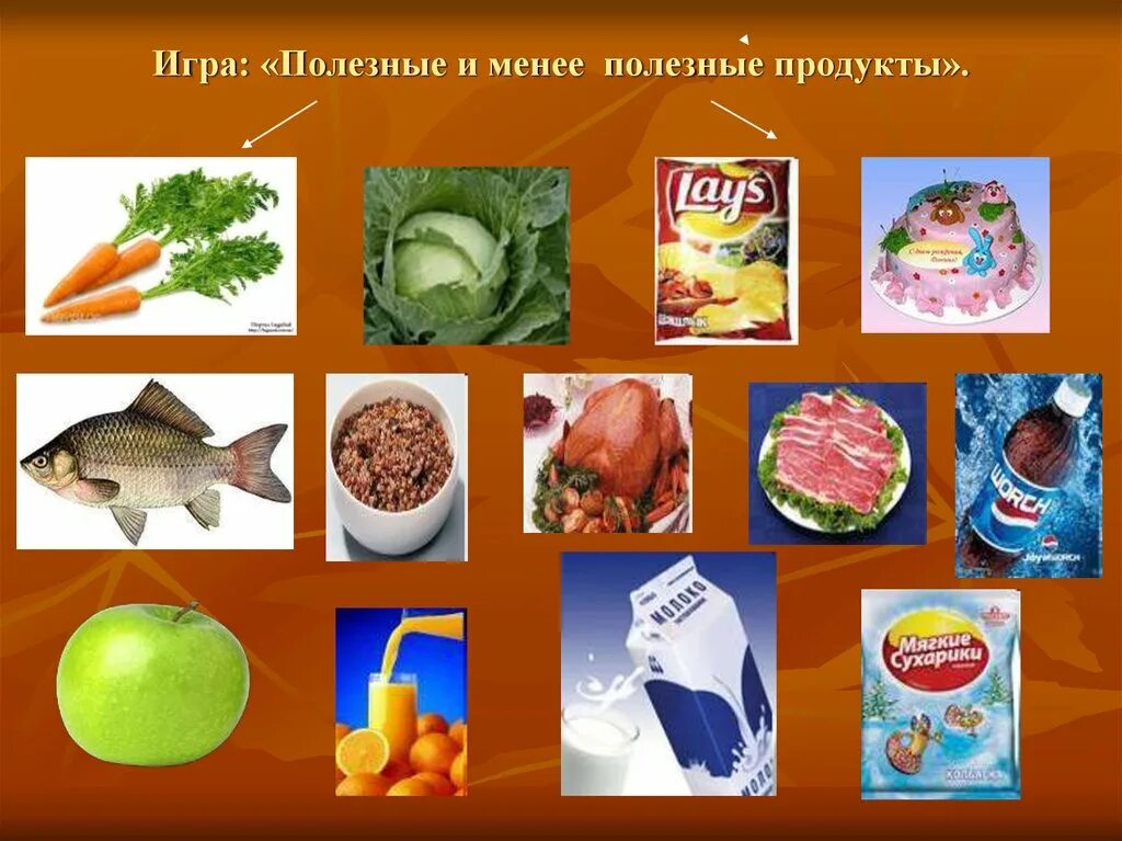 Полезные продукты для детей дошкольного возраста