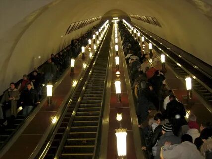 Эскалаторы метро москвы