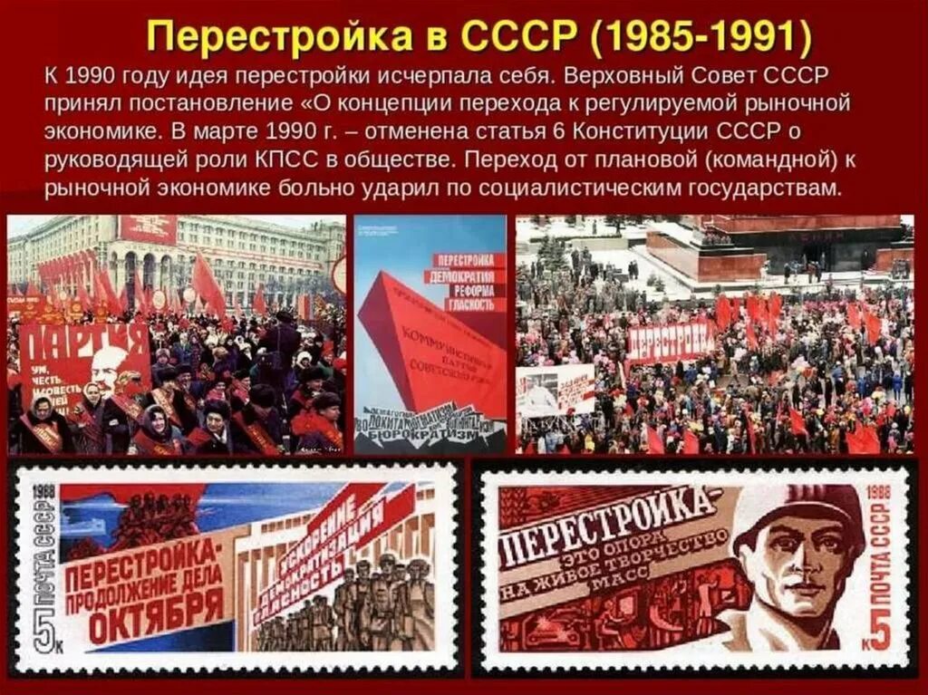 Руководитель в период перестройки