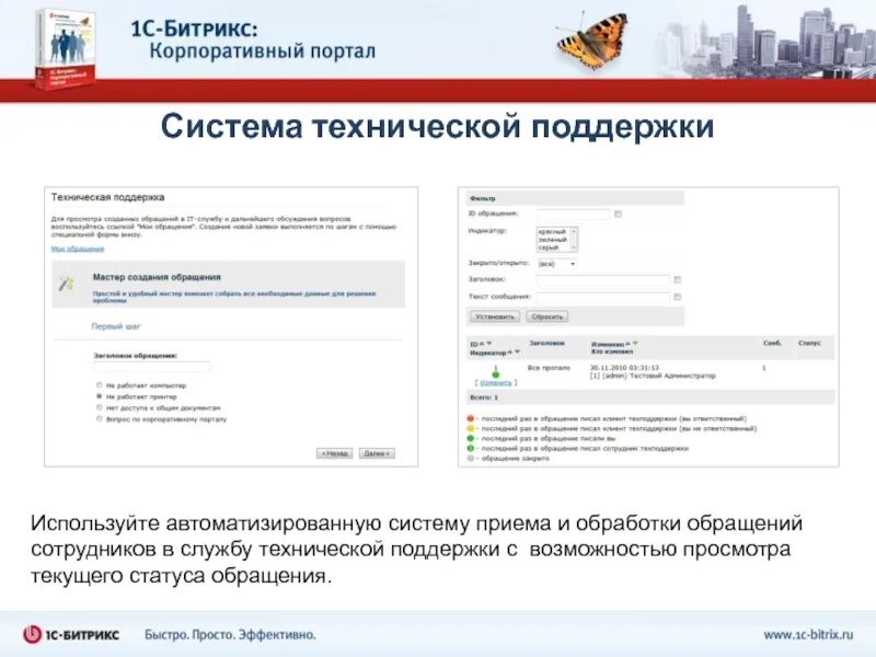 Битрикс корпоративный портал. Портал технической поддержки. Обратитесь в службу технической поддержки. Раздел техническая поддержка на корпоративном портале.