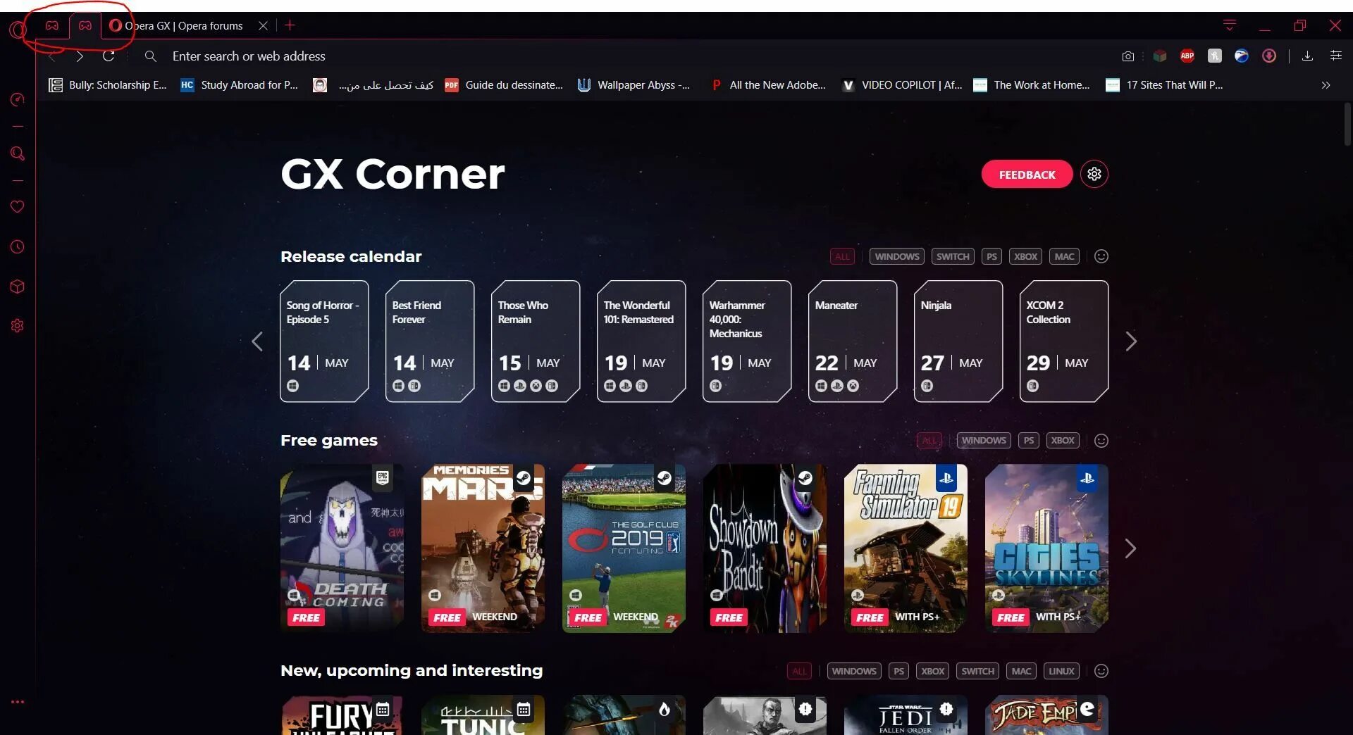 Opera gx браузеры под posix системы