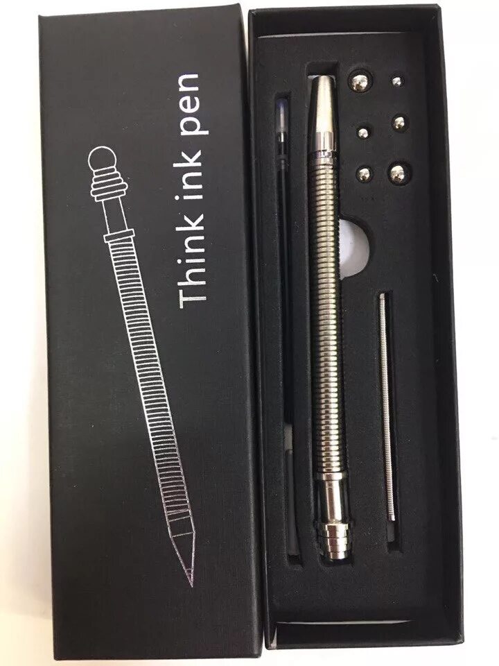 Think pen. Ручка think Ink Pen. Ручка антистресс think Ink. Магнитная ручка антистресс. Ручка антистресс магнитная коробка.
