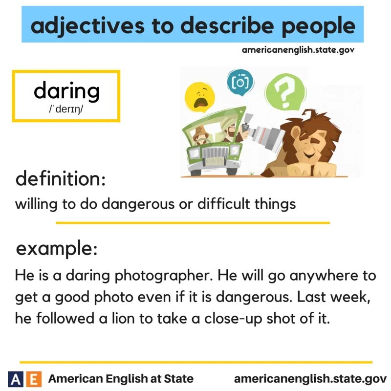 Adjectives to describe people. Adjectives that describe people. Describe people пример. Dare в английском языке. Life adjective